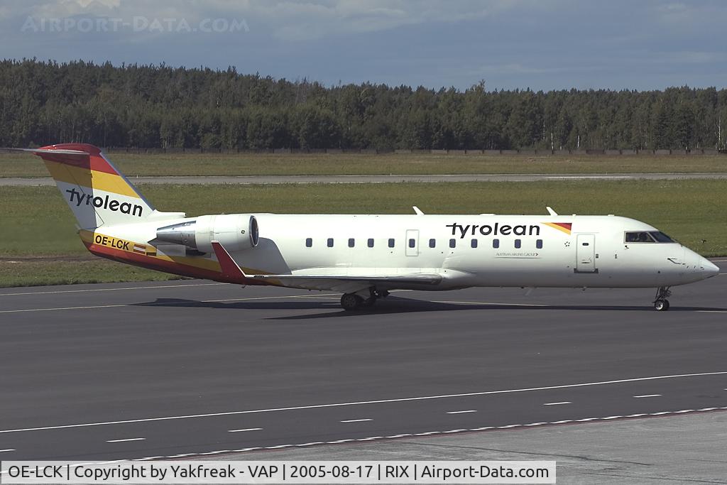OE-LCK, 1997 Canadair CRJ-200LR (CL-600-2B19) C/N 7148, Tyrolean Airways Regionaljet