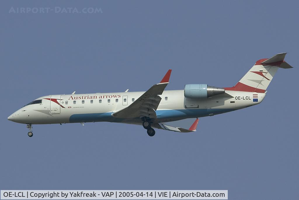 OE-LCL, 1997 Canadair CRJ-200LR (CL-600-2B19) C/N 7167, Austrian Arrows Regionaljet