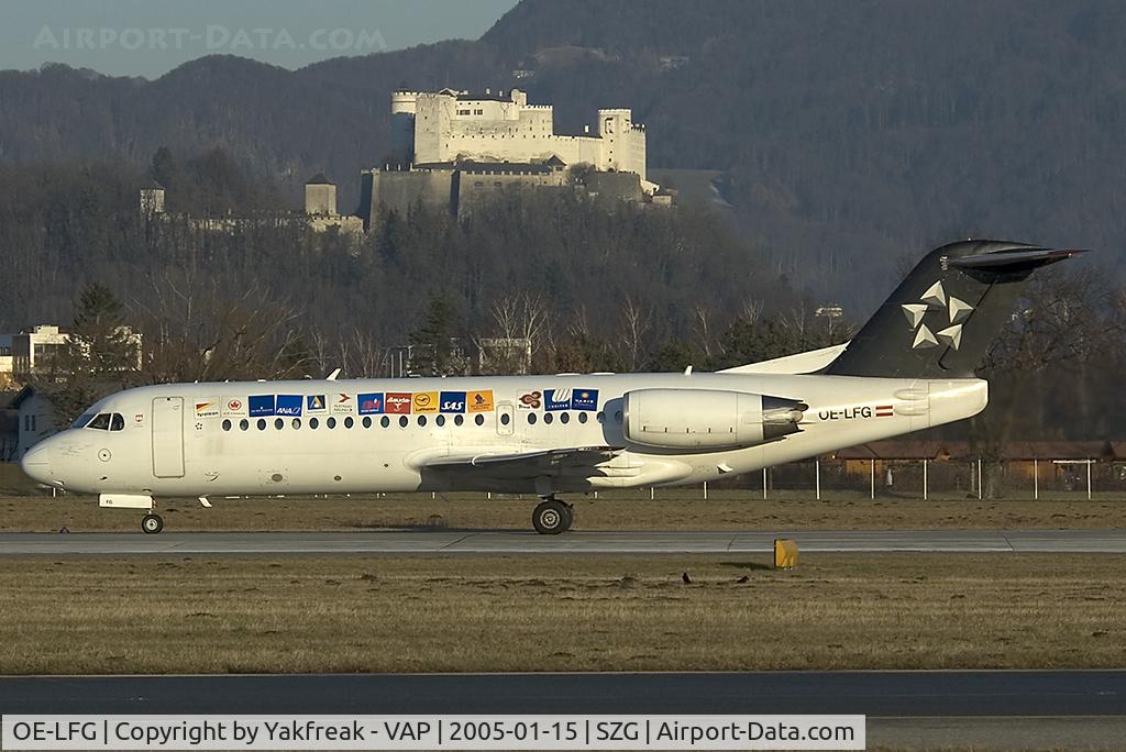 OE-LFG, 1995 Fokker 70 (F-28-0070) C/N 11549, Tyrolean Airways Fokker 70 in Star Alliance colors