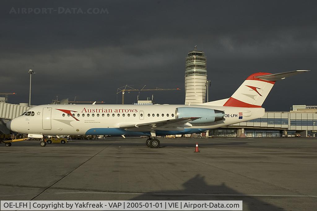 OE-LFH, 1995 Fokker 70 (F-28-0070) C/N 11554, Austrian Arrows Fokker 70