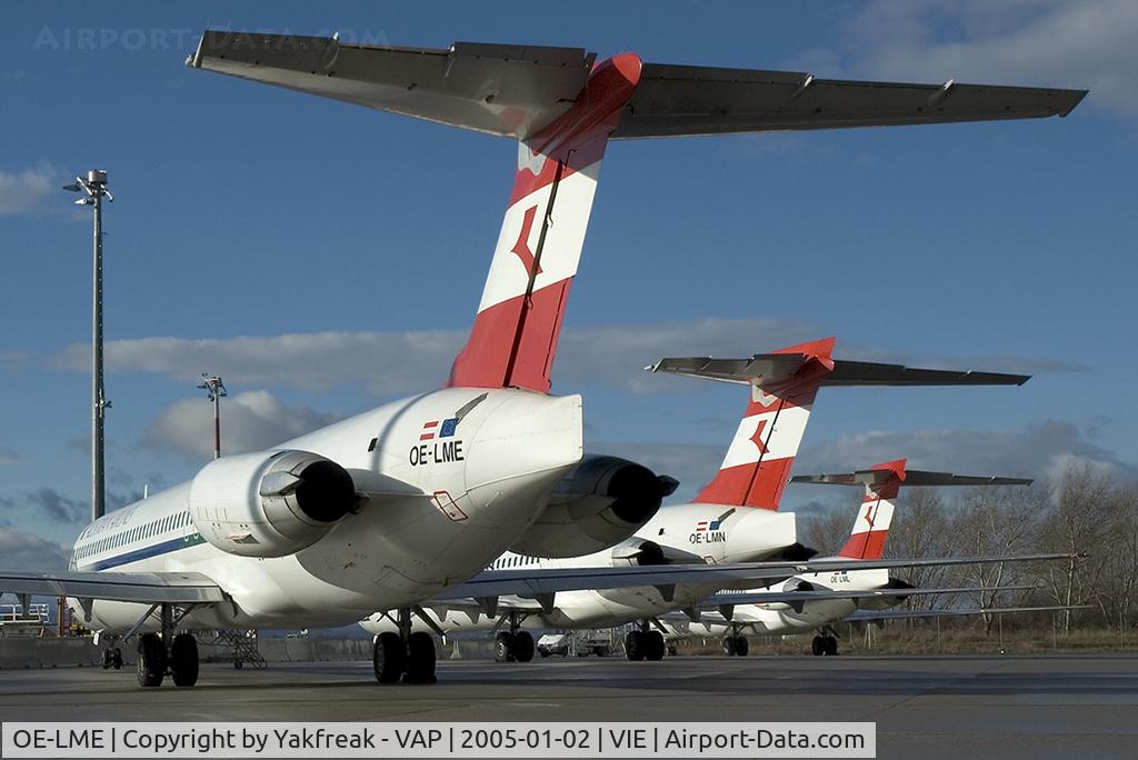 OE-LME, 1993 McDonnell Douglas MD-83 (DC-9-83) C/N 53377, Austrian Airlines MD80