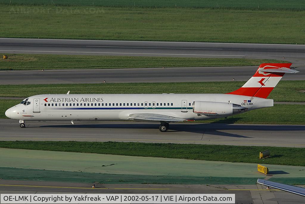 OE-LMK, 1987 McDonnell Douglas DC-9-87 C/N 49411, Austrian Airlines MD87