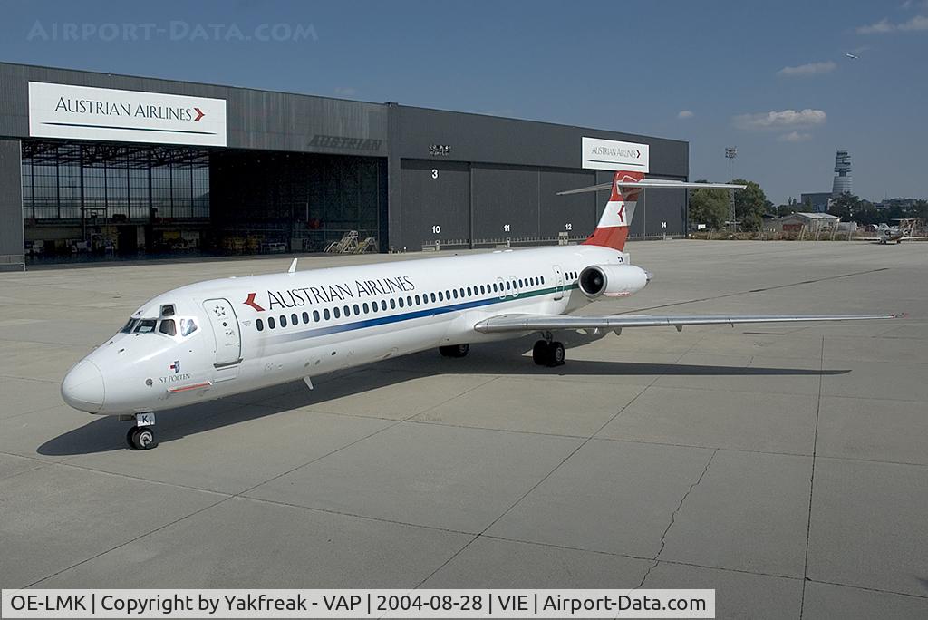 OE-LMK, 1987 McDonnell Douglas DC-9-87 C/N 49411, Austrian Airlines MD87