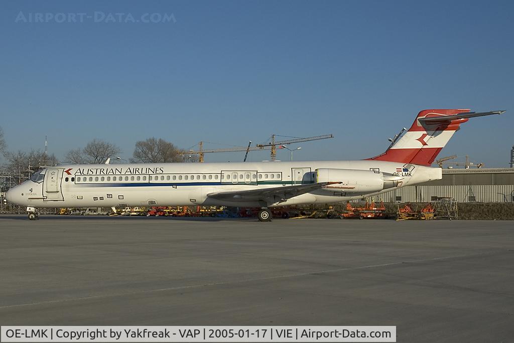 OE-LMK, 1987 McDonnell Douglas DC-9-87 C/N 49411, Austrian Airlines MD87