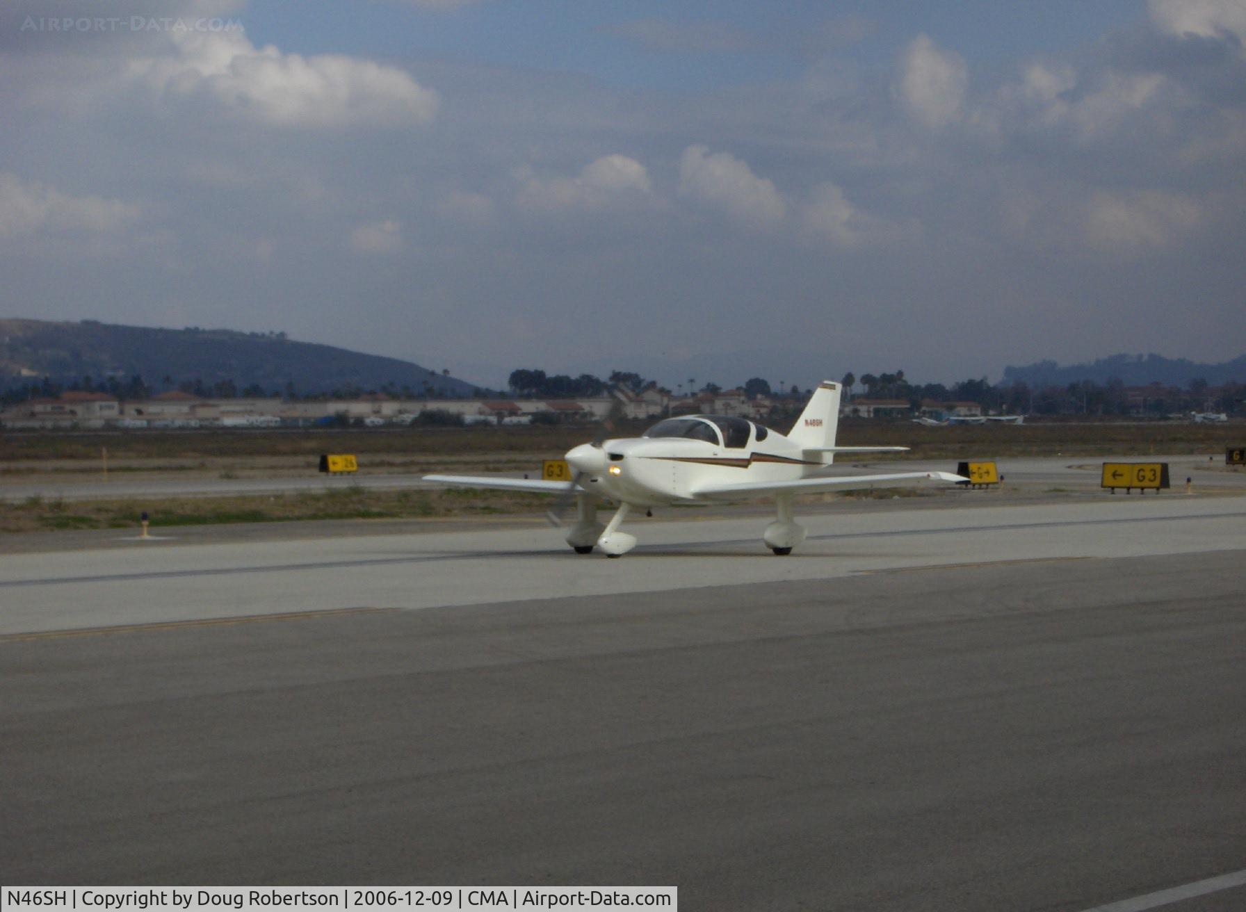 N46SH, 1987 Stoddard-Hamilton Glasair FT C/N 172, 1987 Alley GLASAIR F T, Lycoming IO-360, taxi