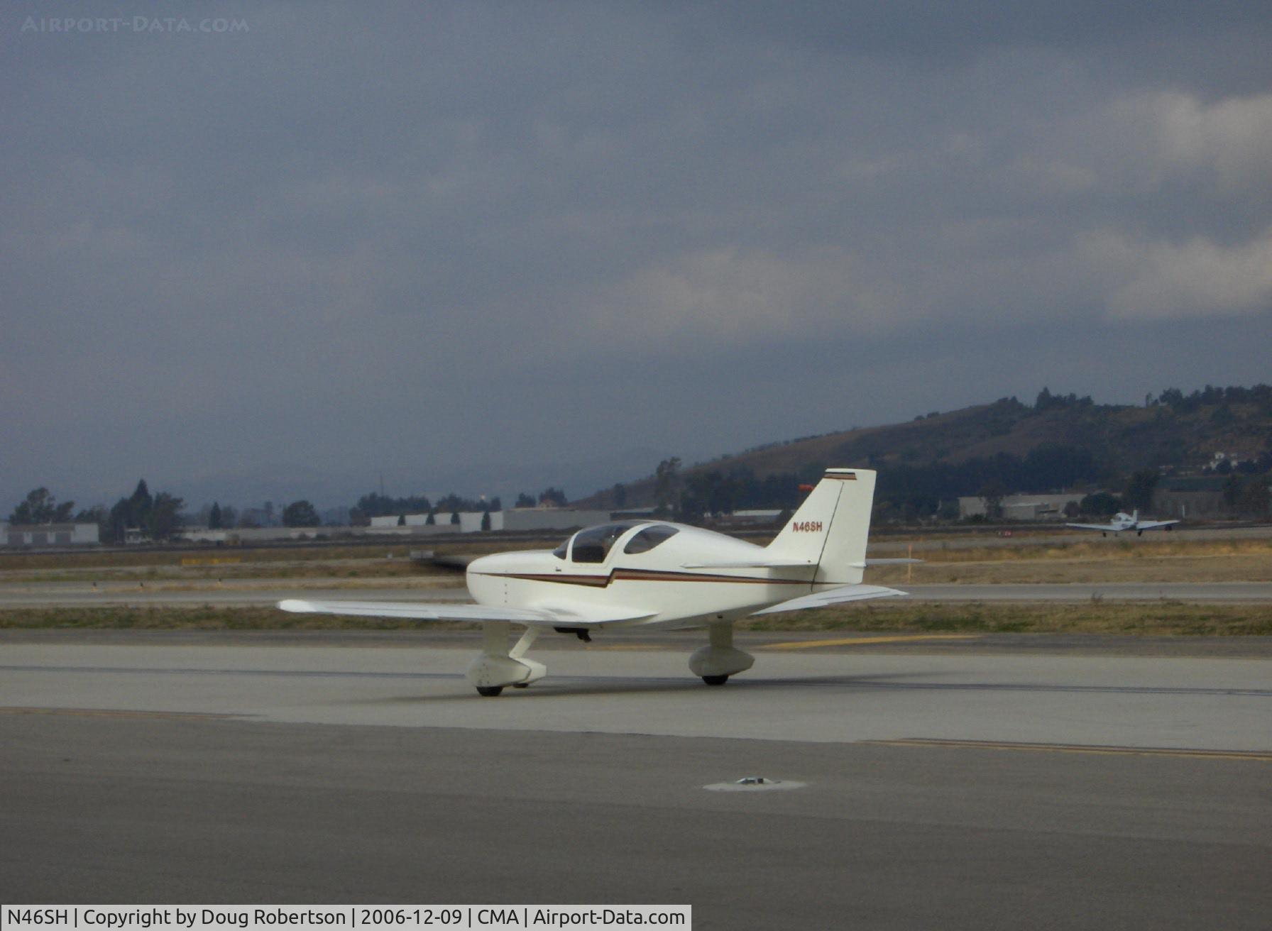 N46SH, 1987 Stoddard-Hamilton Glasair FT C/N 172, 1987 Alley GLASAIR F T, Lycoming IO-360, taxi