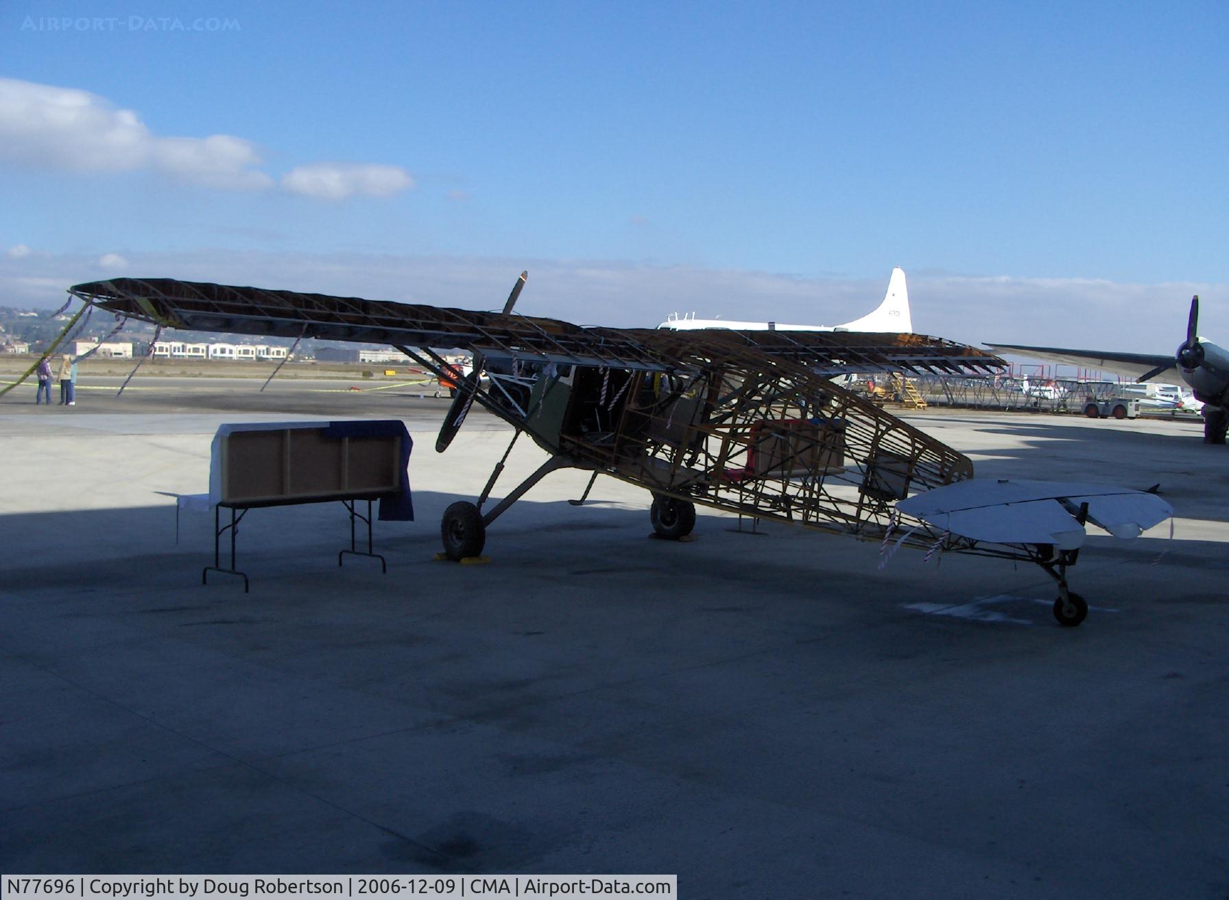 N77696, 1947 Fairchild 24R-46 C/N R46337, 1947 Fairchild F24R-46 (UC-61K), Ranger L-440-3 200 Hp, in restoration