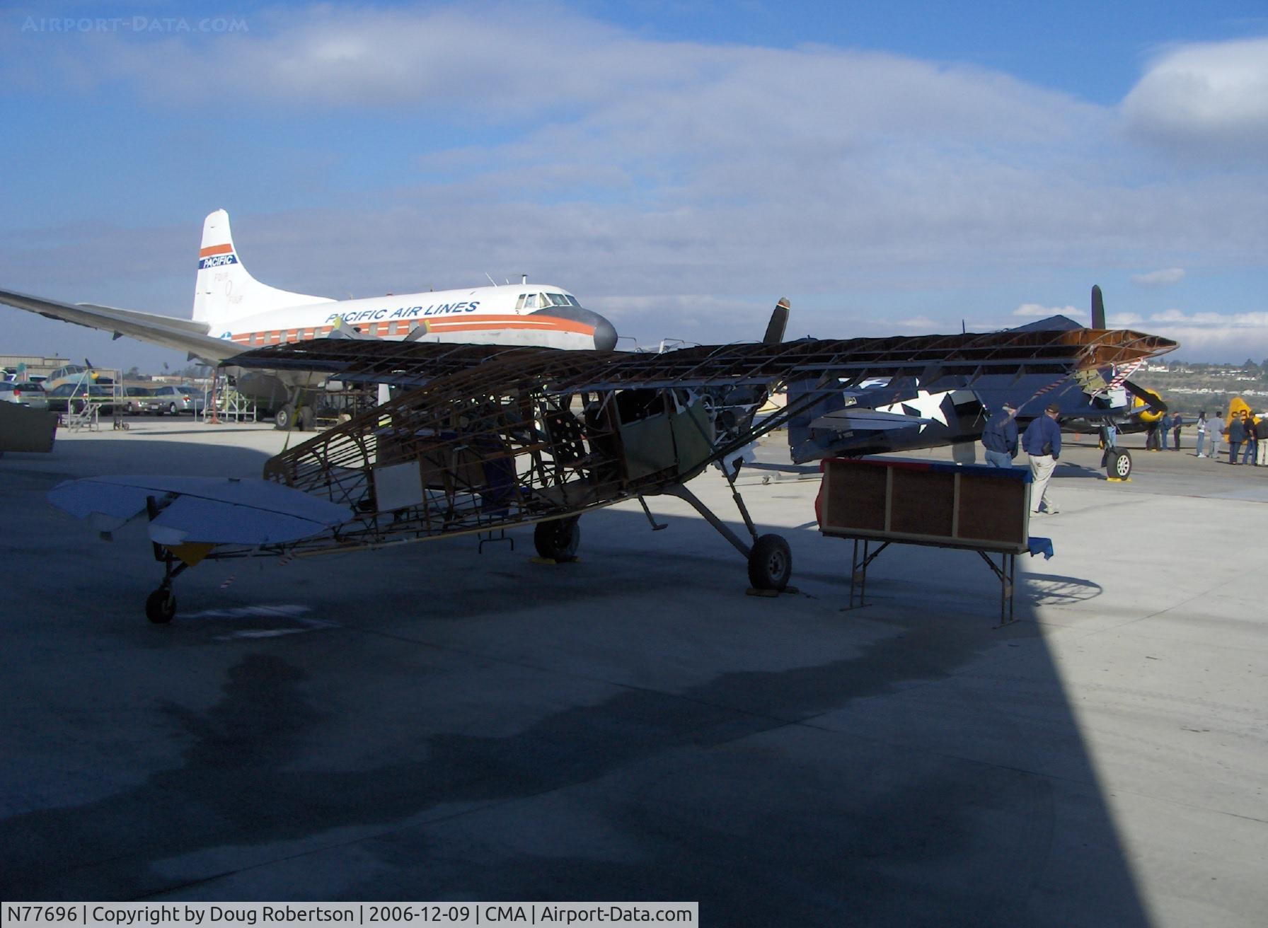 N77696, 1947 Fairchild 24R-46 C/N R46337, 1947 Fairchild F24R-46 (UC-61K), Ranger L-440-3 200 Hp, in restoration