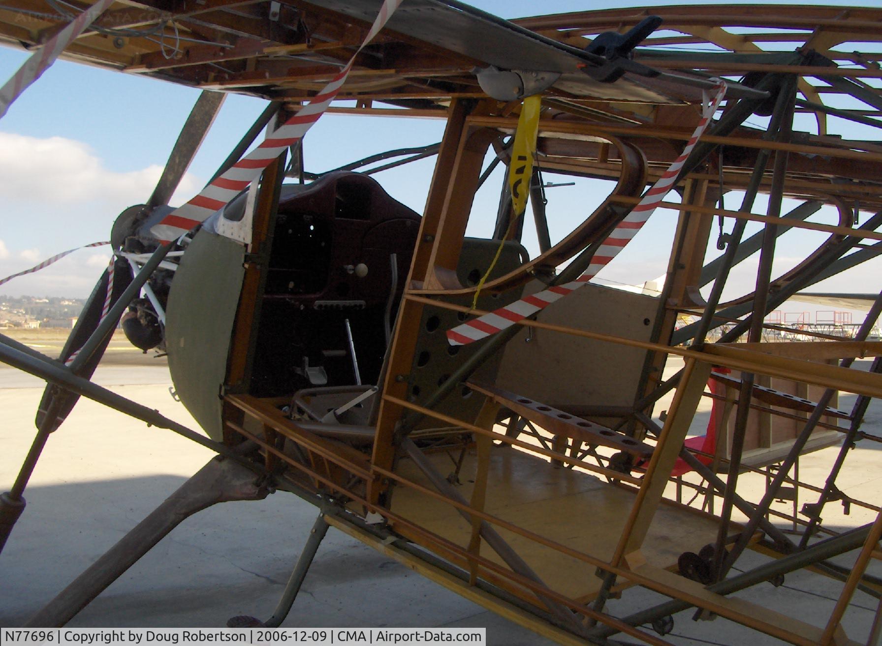 N77696, 1947 Fairchild 24R-46 C/N R46337, 1947 Fairchild F24R-46 (UC-61K), Ranger L-440-3 200 Hp, in restoration, cabin