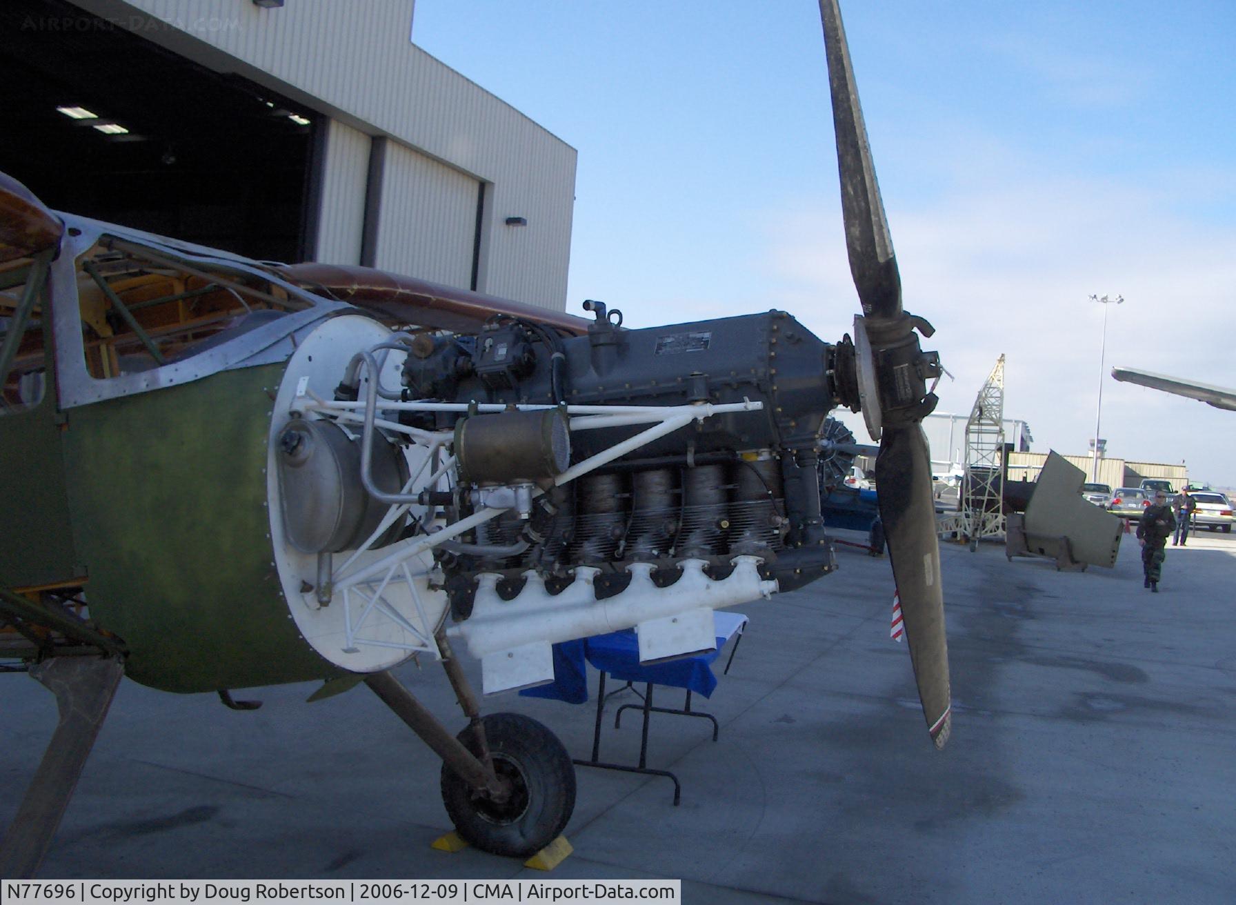 N77696, 1947 Fairchild 24R-46 C/N R46337, 1947 Fairchild F24R-46 (UC-61K), Ranger L-440-3 200 Hp inverted six cylinder in-line engine, uncowled-exhaust manifold side