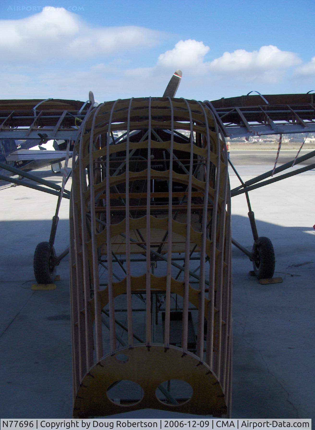 N77696, 1947 Fairchild 24R-46 C/N R46337, 1947 Fairchild F24R-46 (UC-61K), Ranger L-440-3 200 Hp, dorsal fuselage/bulkheads detail
