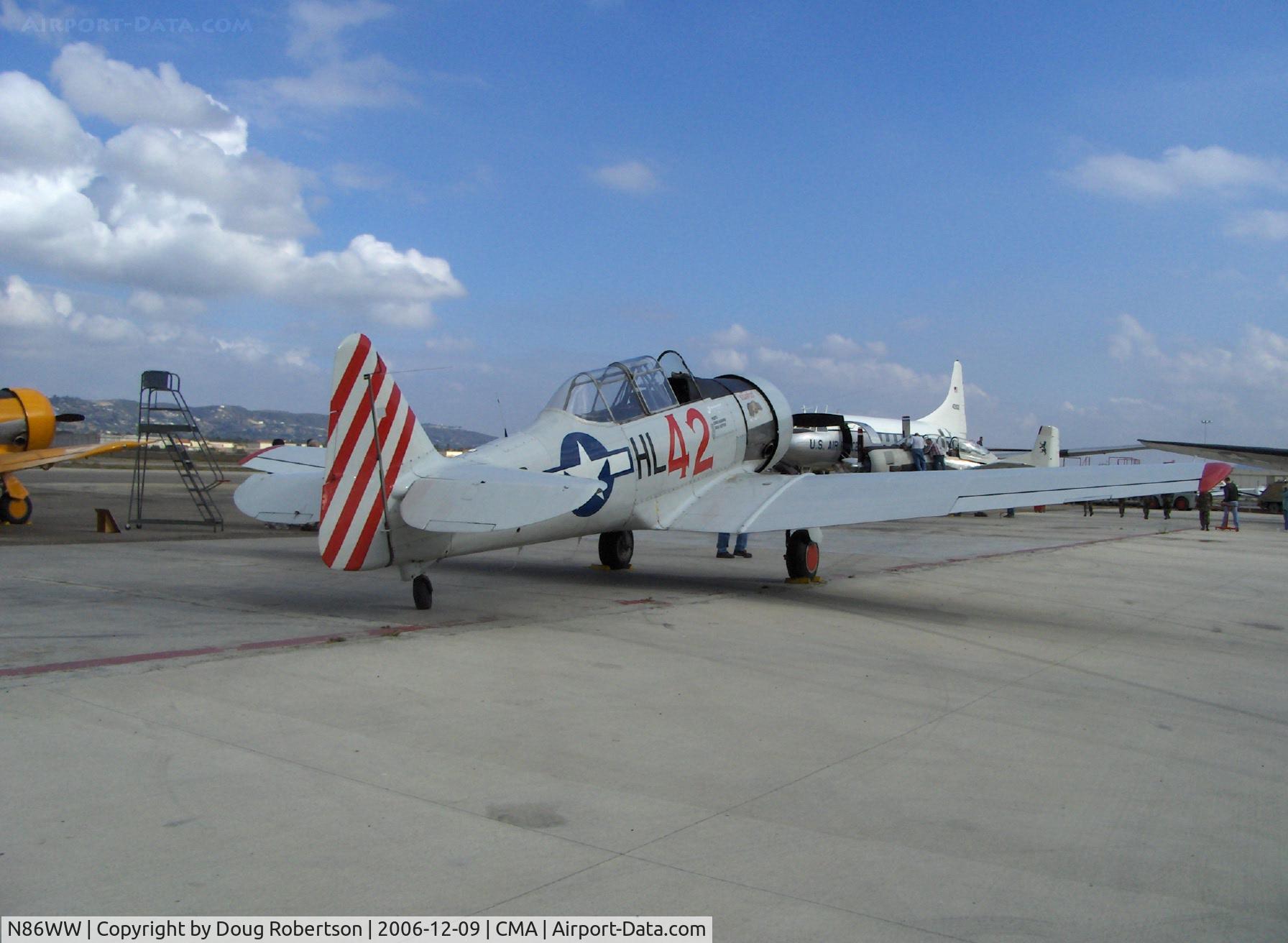 N86WW, 1956 North American SNJ-4 Texan C/N 88-12291, 1956 North American SNJ-4 'Sugarfoot', P&W R-1340 AN-1 550 Hp