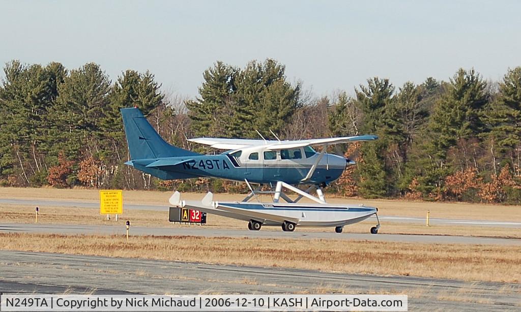 N249TA, 1980 Cessna U206G Stationair C/N U20605865, One of two float planes at ASH today