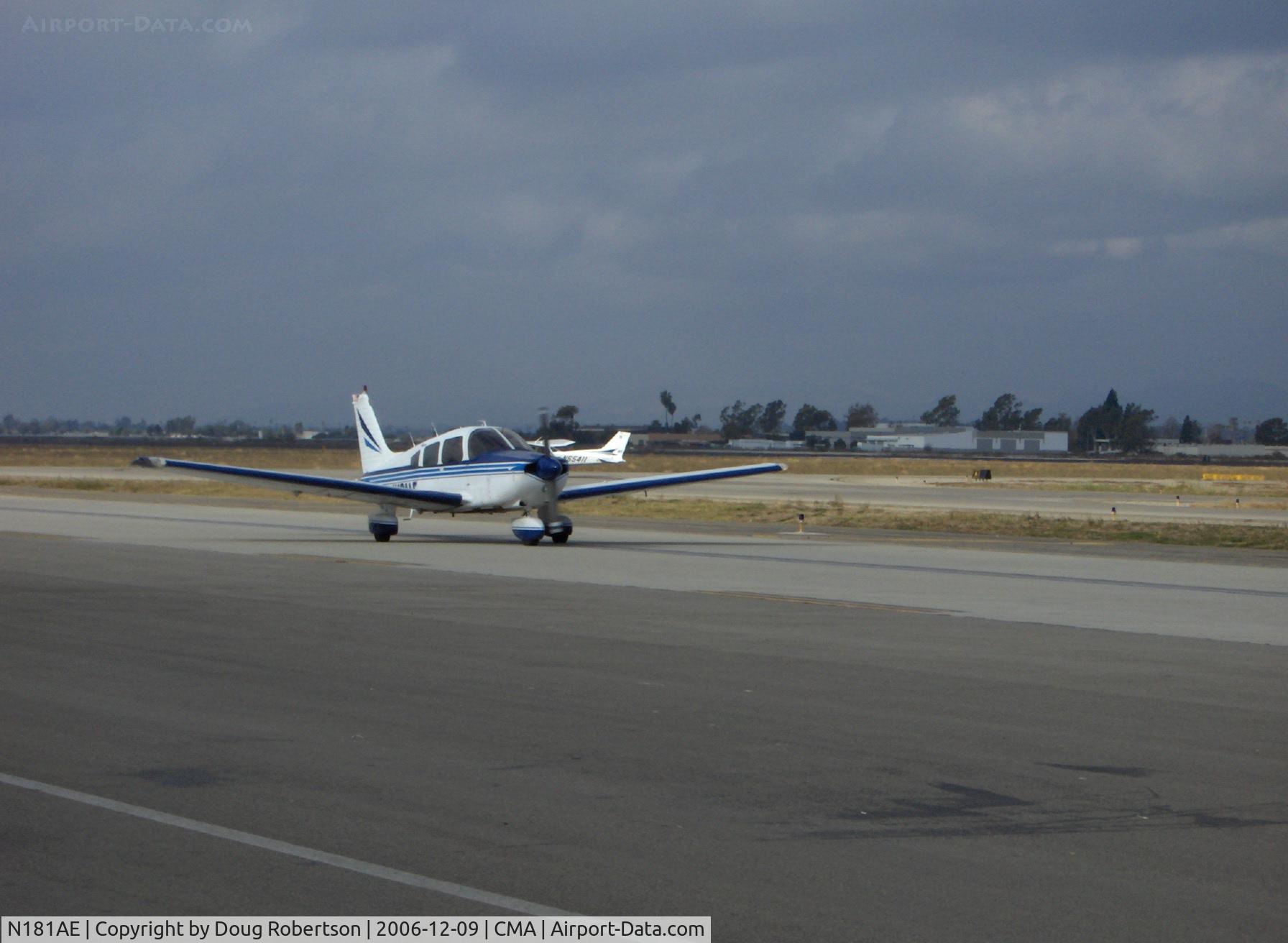 N181AE, 1977 Piper PA-28-181 C/N 28-7890235, 1977 Piper PA-28-181 ARCHER II, Lycoming O-360-A4M 180 Hp, taxi