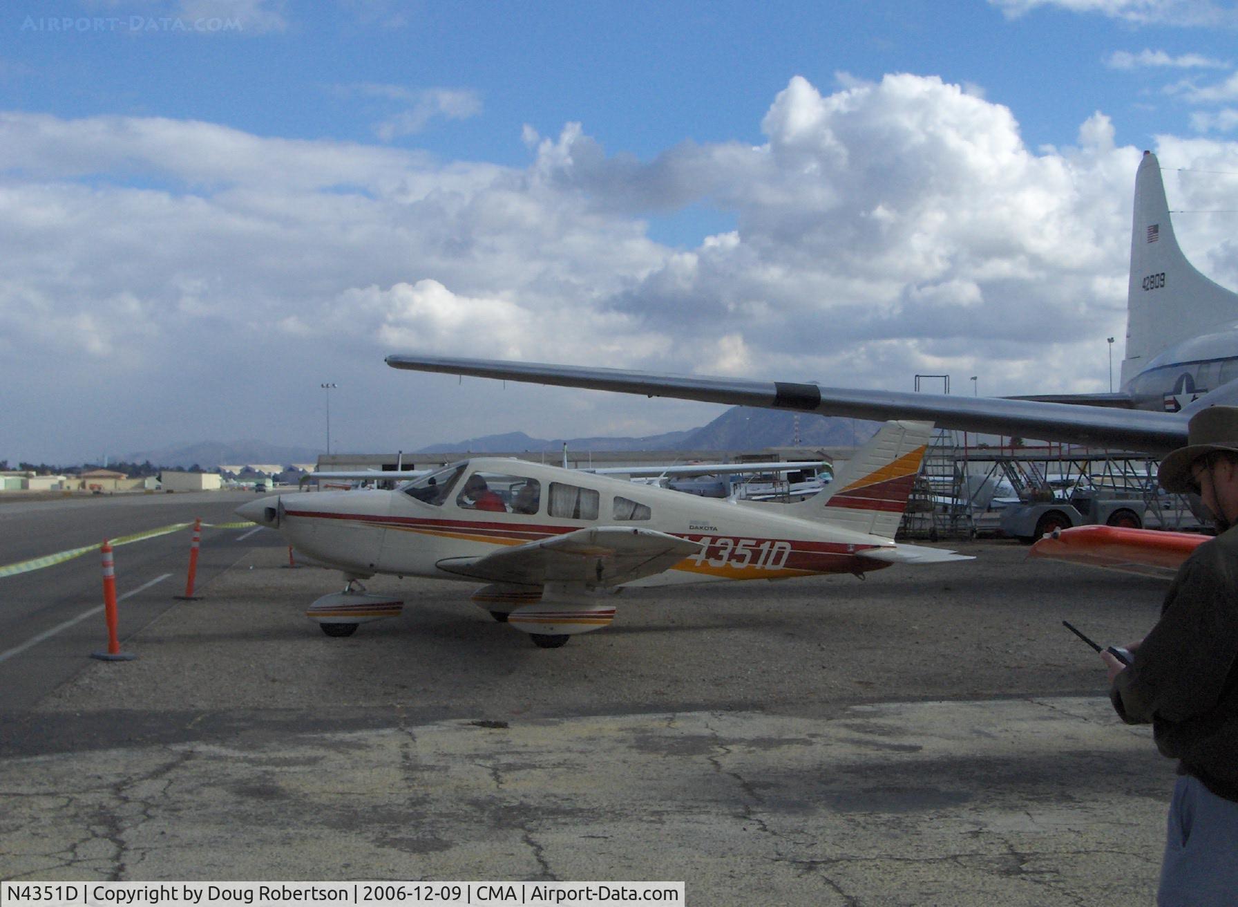 N4351D, 1984 Piper PA-28-236 Dakota C/N 28-8411016, 1984 Piper PA-28-236 DAKOTA, Lycoming O-540-J3A5D 235 Hp