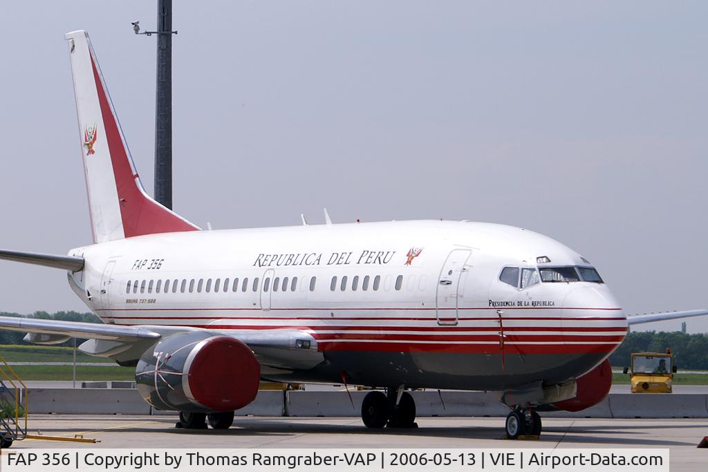 FAP 356, 1995 Boeing 737-528 C/N 27426/2739, Republica del Peru B737-500