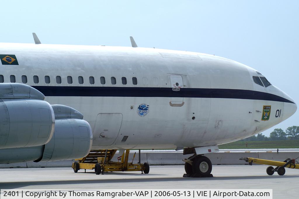 2401, 1968 Boeing KC-137 C/N 19840, Forca Aerea Brasileira B707-345C(KC137E) front section