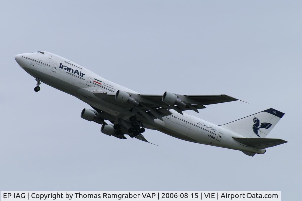 EP-IAG, 1976 Boeing 747-286B C/N 21217, Iran Air B747-286B (M)