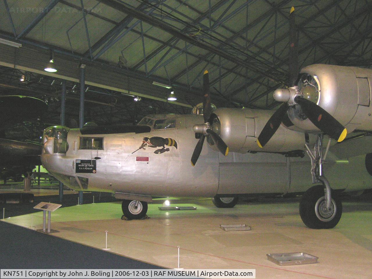KN751, Consolidated B-24 Liberator C/N 6707L, B-24 at RAF Museum
