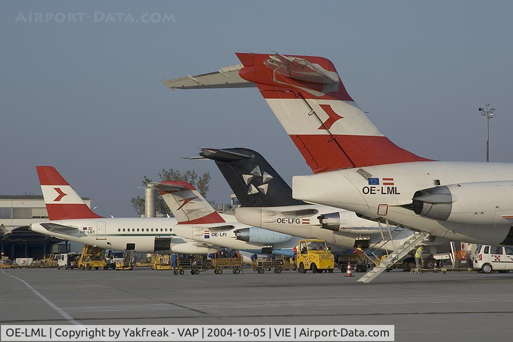 OE-LML, 1987 McDonnell Douglas DC-9-87 C/N 49412, Austrian Airlines MD87