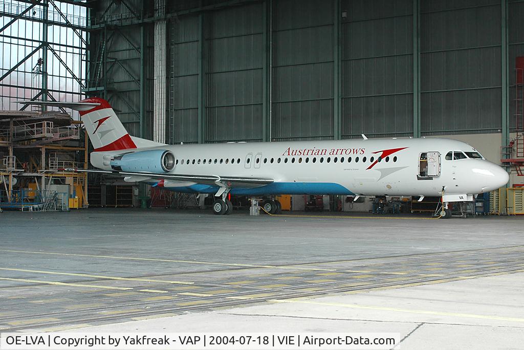 OE-LVA, 1994 Fokker 100 (F-28-0100) C/N 11490, Austrian Arrows Fokker 100