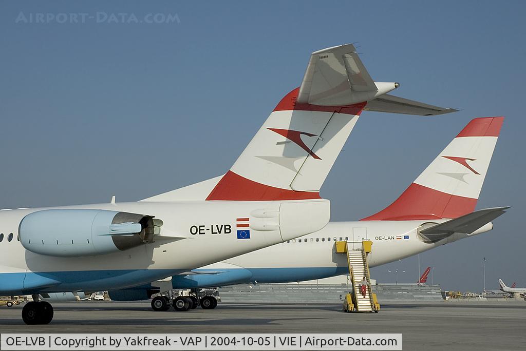 OE-LVB, 1994 Fokker 100 (F-28-0100) C/N 11502, Austrian Arrows Fokker 100
