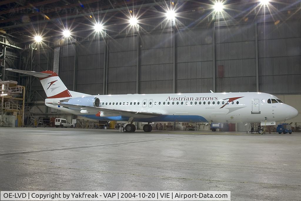OE-LVD, 1994 Fokker 100 (F-28-0100) C/N 11515, Austrian Arrows Fokker 100