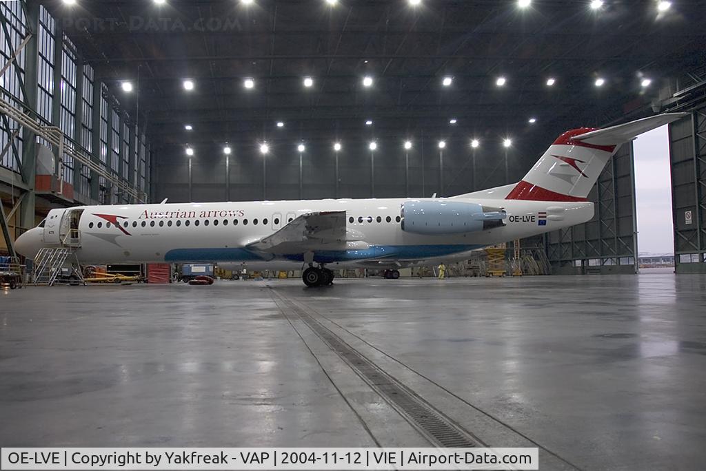 OE-LVE, 1994 Fokker 100 (F-28-0100) C/N 11499, Austrian Arrows Fokker 100