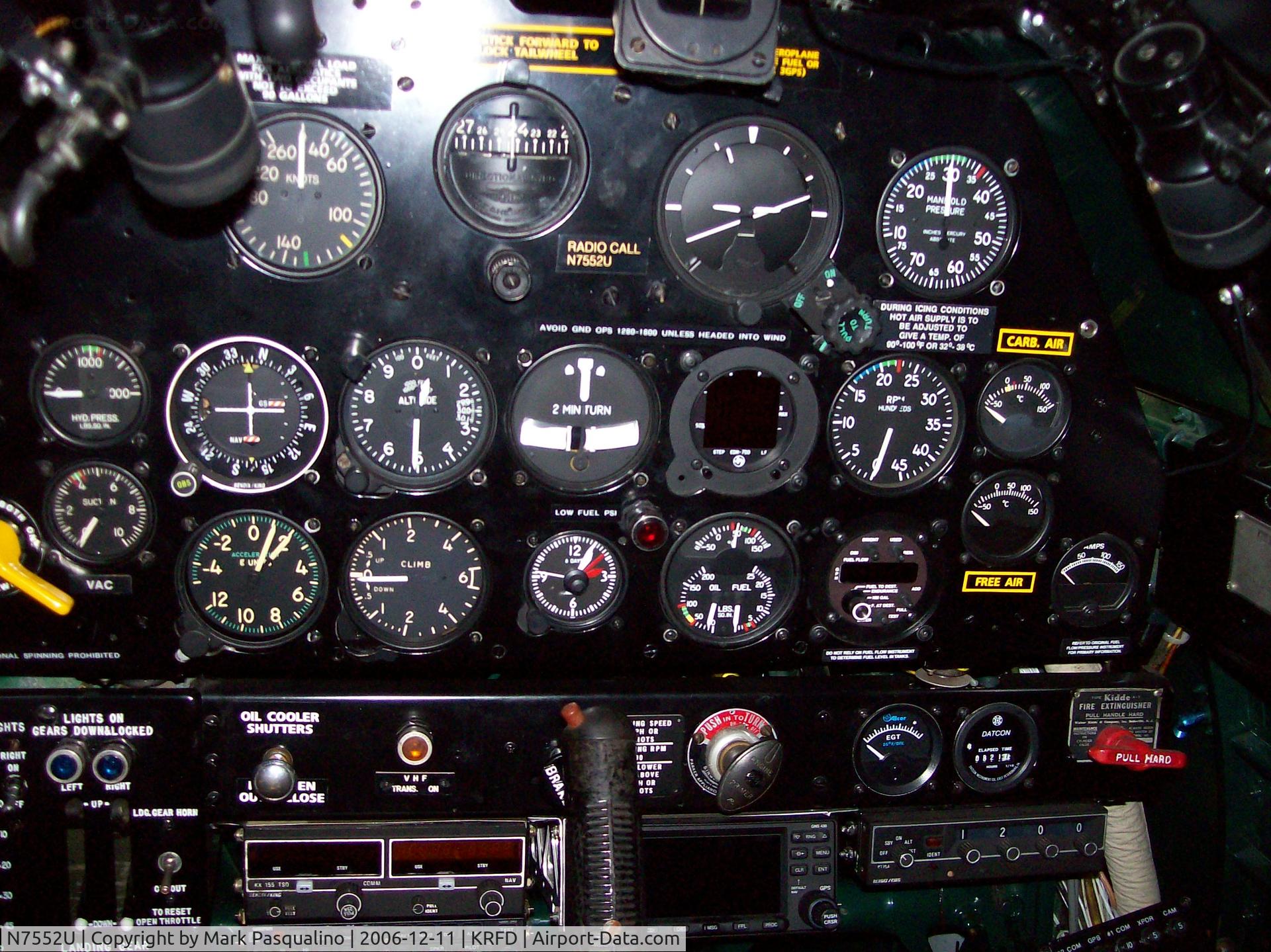 N7552U, 1951 Canadian Car & Foundry Harvard MK IV C/N CCF4-7, Harvard IV