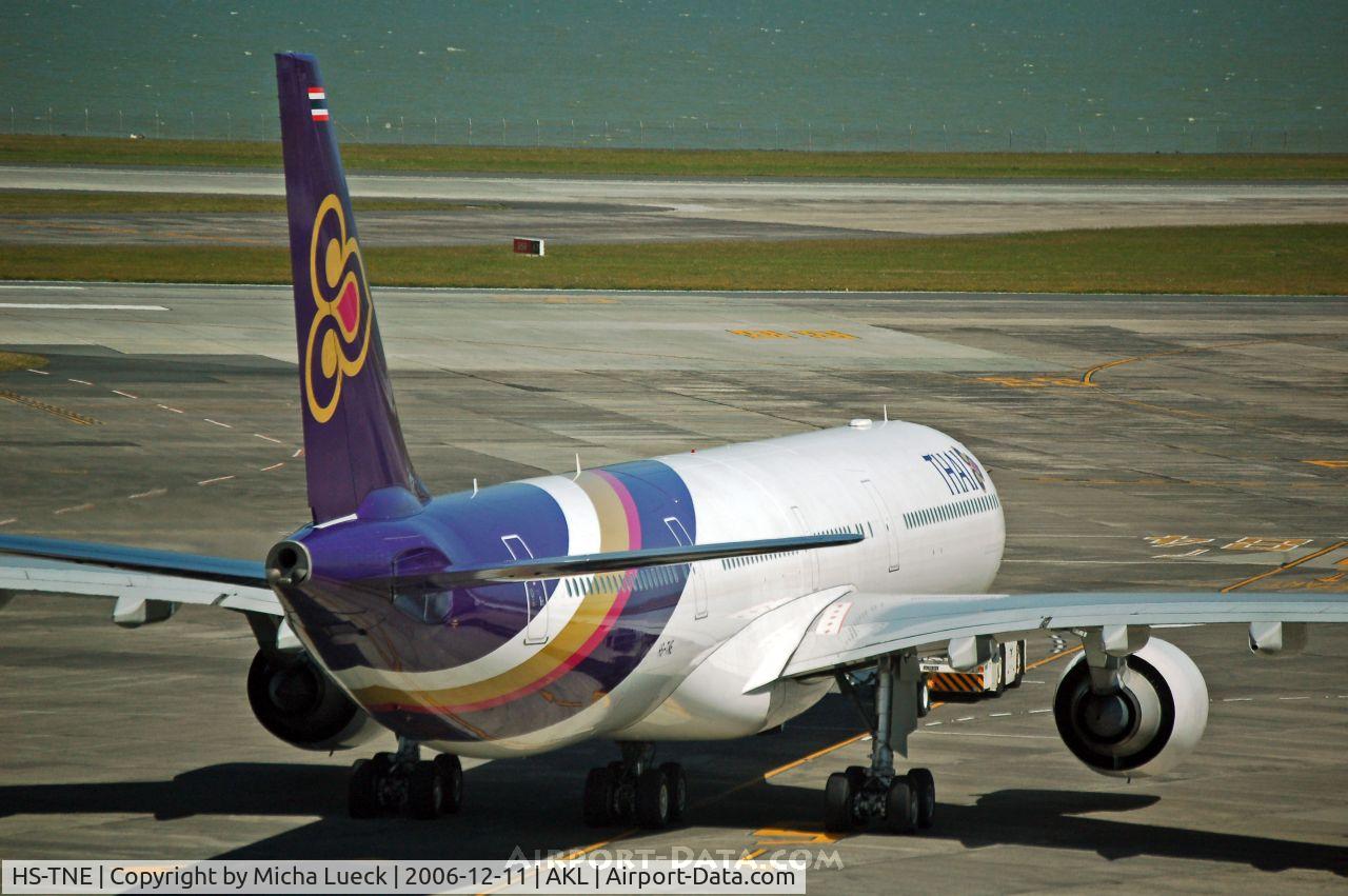 HS-TNE, 2005 Airbus A340-642 C/N 719, Push-back