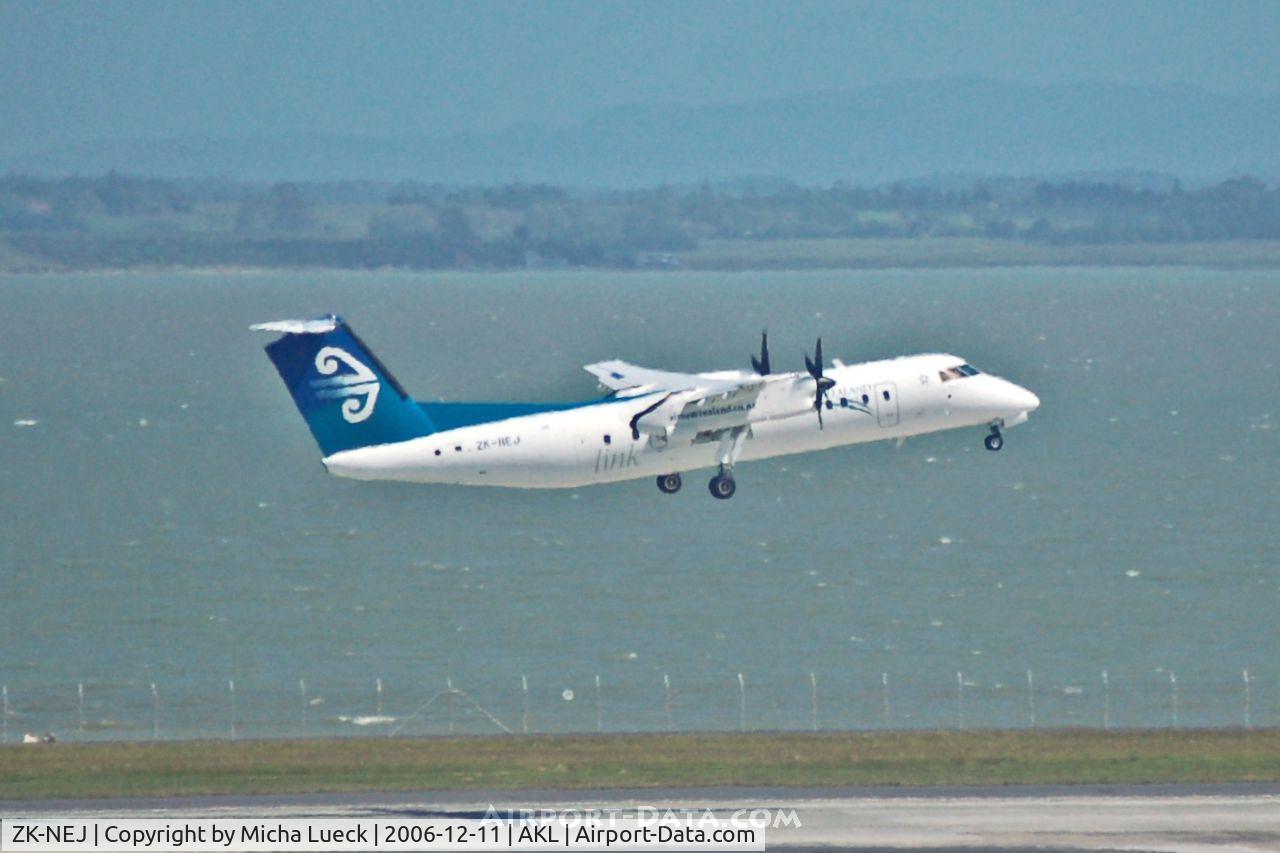 ZK-NEJ, 2006 De Havilland Canada DHC-8-311 Dash 8 C/N 625, Climbing out of Auckland