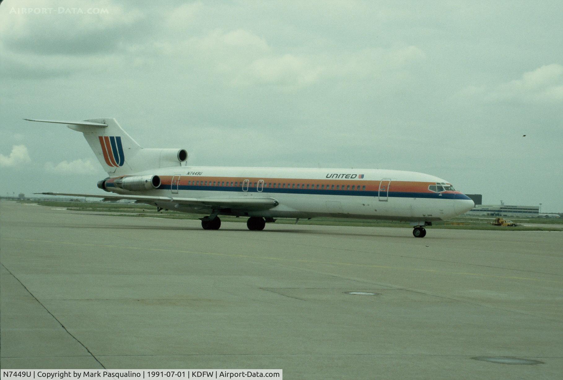 N7449U, 1979 Boeing 727-222 C/N 21903, Boeing 727-200