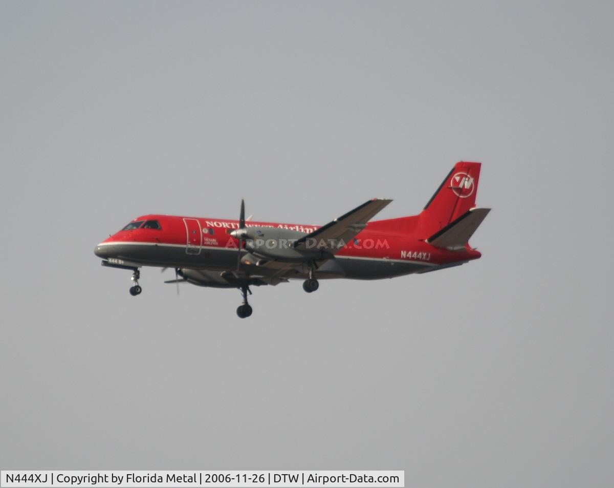 N444XJ, 1998 Saab 340B C/N 340B-444, Mesaba