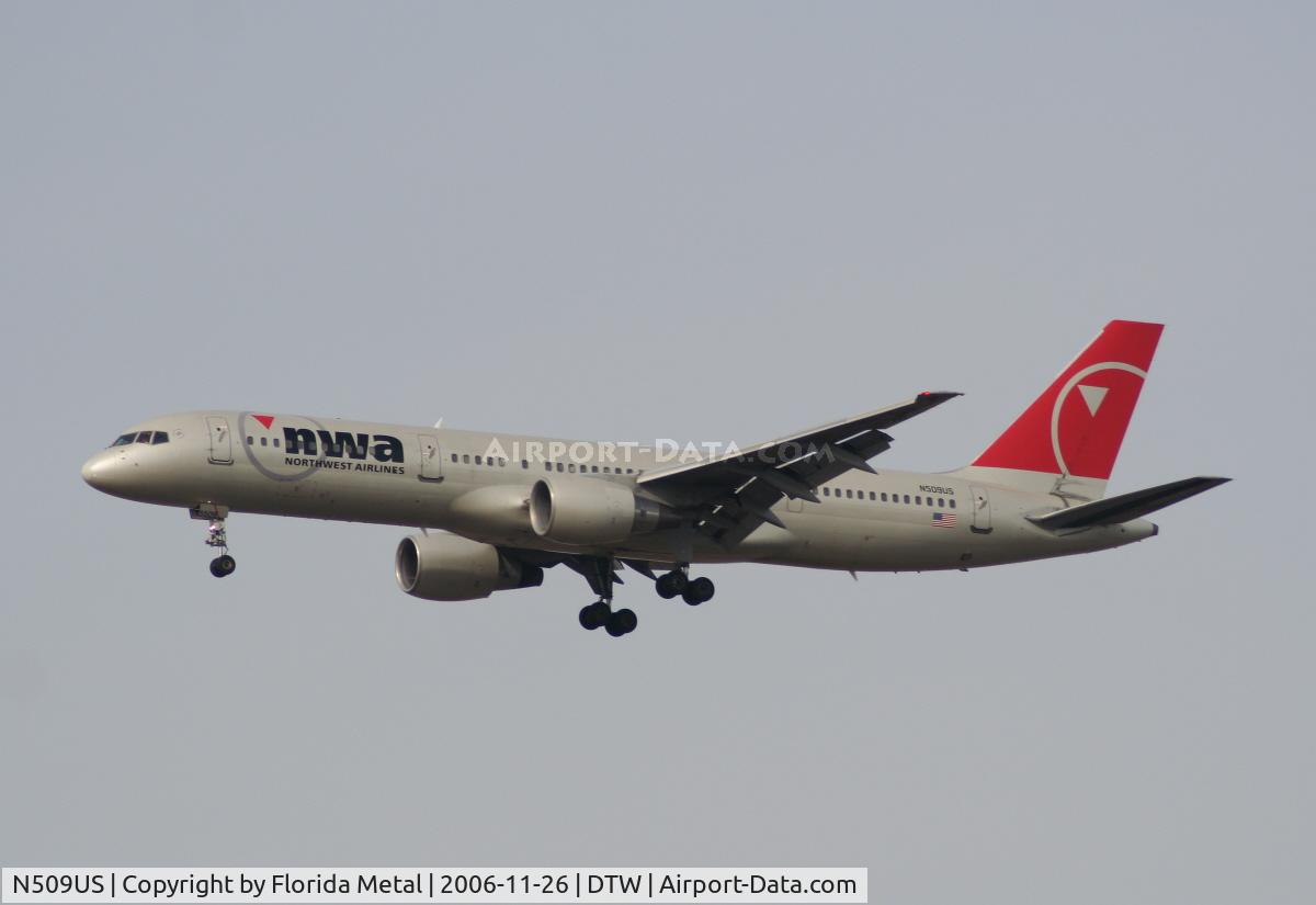 N509US, 1985 Boeing 757-251 C/N 23198, Northwest