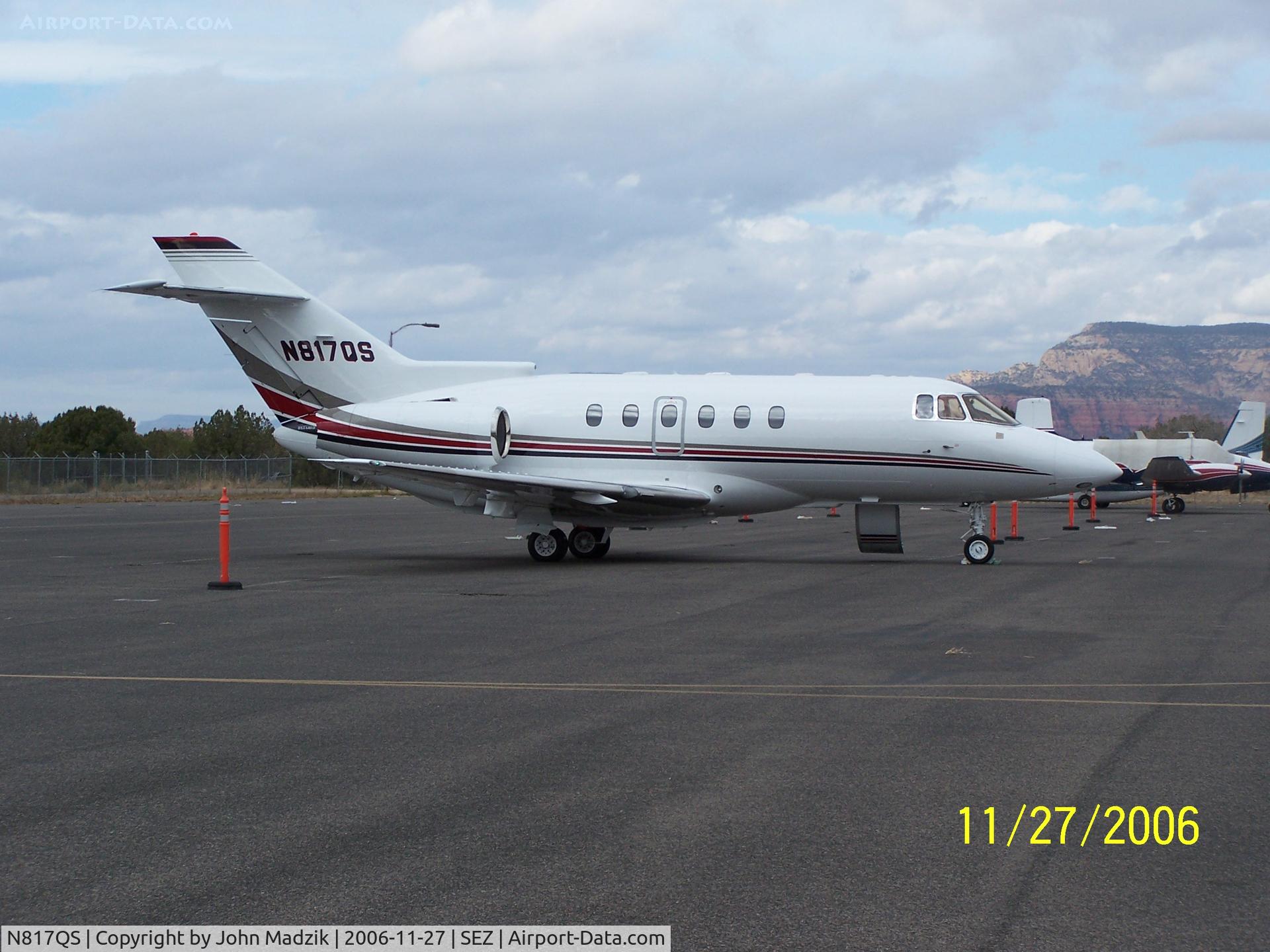 N817QS, 2001 Raytheon Hawker 800XP C/N 258517, Sedona Airport