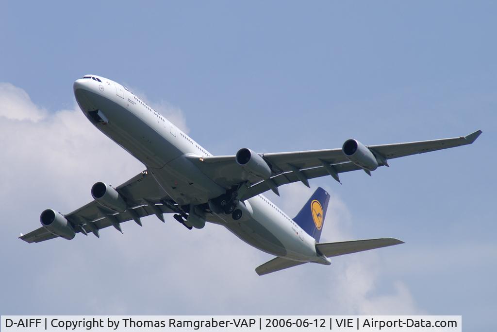 D-AIFF, 2001 Airbus A340-313X C/N 447, Lufthansa A340-300