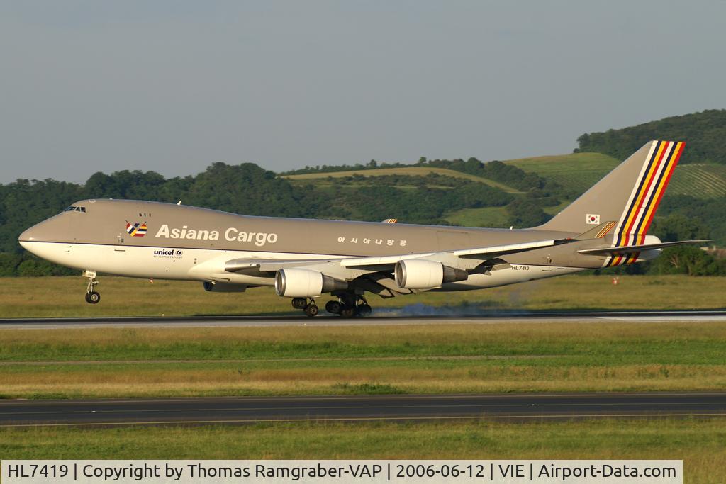 HL7419, 1994 Boeing 747-48EF (SCD) C/N 25781, Asiana Cargo B747-400F