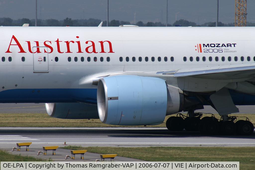 OE-LPA, 1997 Boeing 777-2Z9/ER C/N 28698, Austrian B777-200 (GE90 engines)