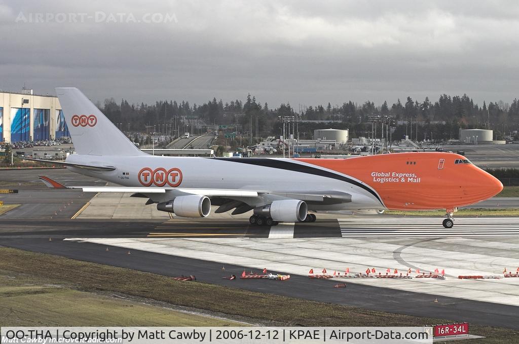 OO-THA, 2006 Boeing 747-4HAF/ER/SCD C/N 35232, Test flight from Paine Field