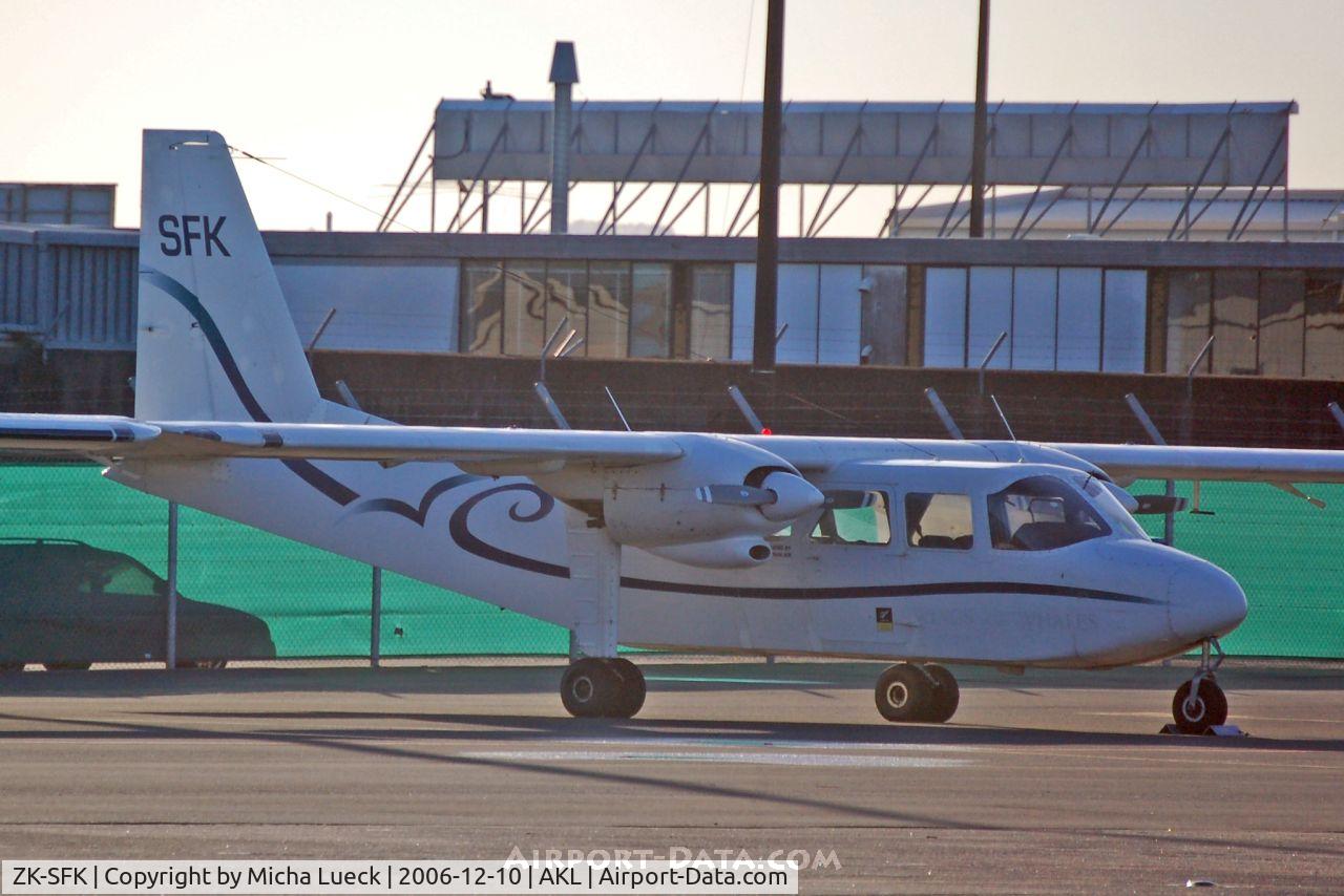 ZK-SFK, Britten-Norman BN-2A Islander C/N 236, Parked in Auckland