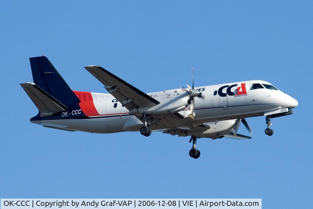 OK-CCC, 1990 Saab 340B C/N 340B-208, Central Connect Airlines Saab 340
