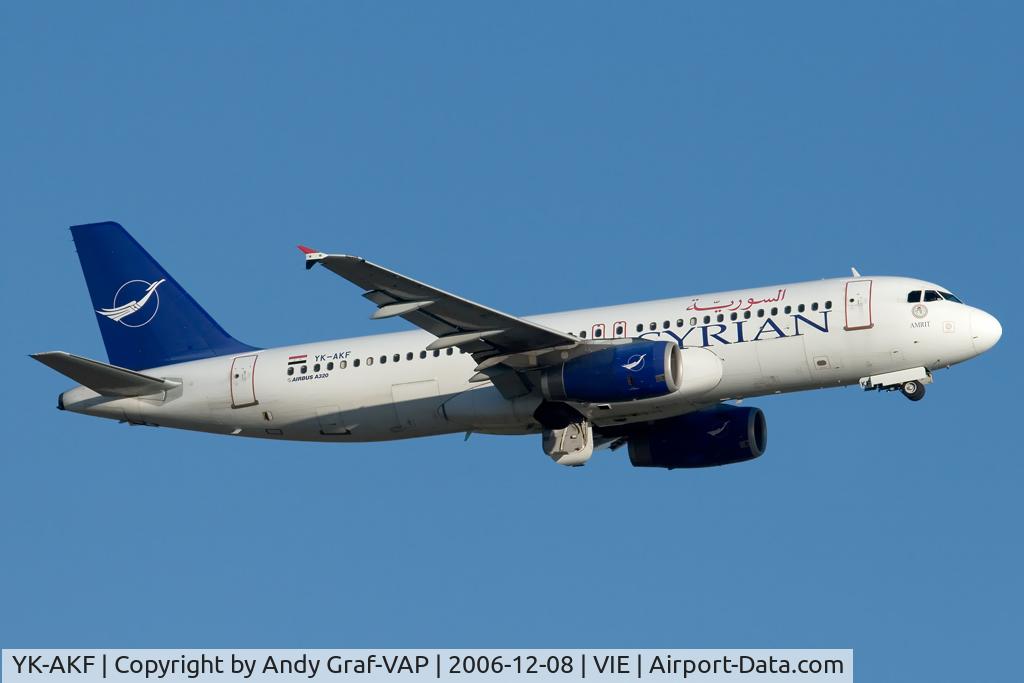 YK-AKF, 1999 Airbus A320-232 C/N 1117, Syranair A320