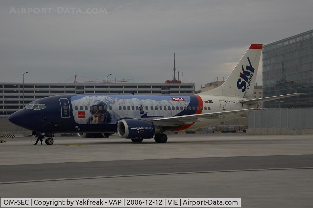 OM-SEC, 1992 Boeing 737-5Y0 C/N 25288, Sky Europe Boeing 737-500 in special colors