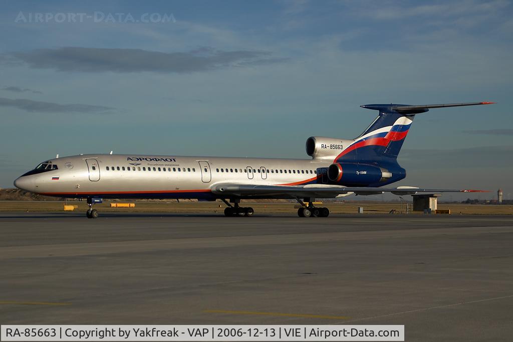 RA-85663, 1989 Tupolev Tu-154M C/N 89A817, Aeroflot Tupolev 154