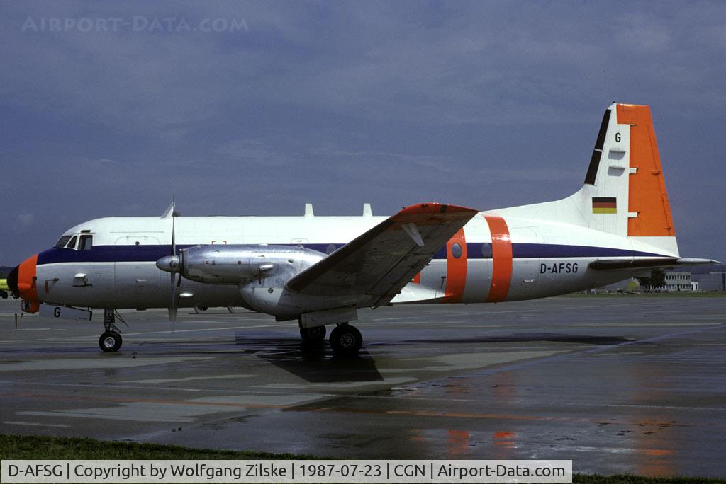 D-AFSG, 1975 Hawker Siddeley HS.748 Series 2A C/N 1724, visitor