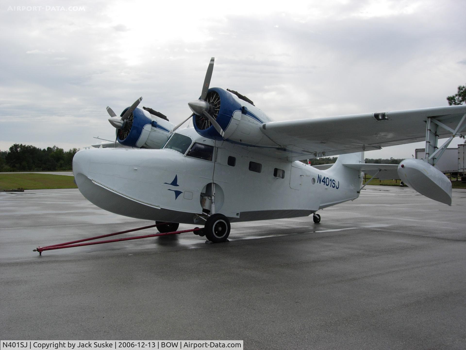 N401SJ, 1943 Grumman G-21A Goose C/N 1168, Waiting for a touch up