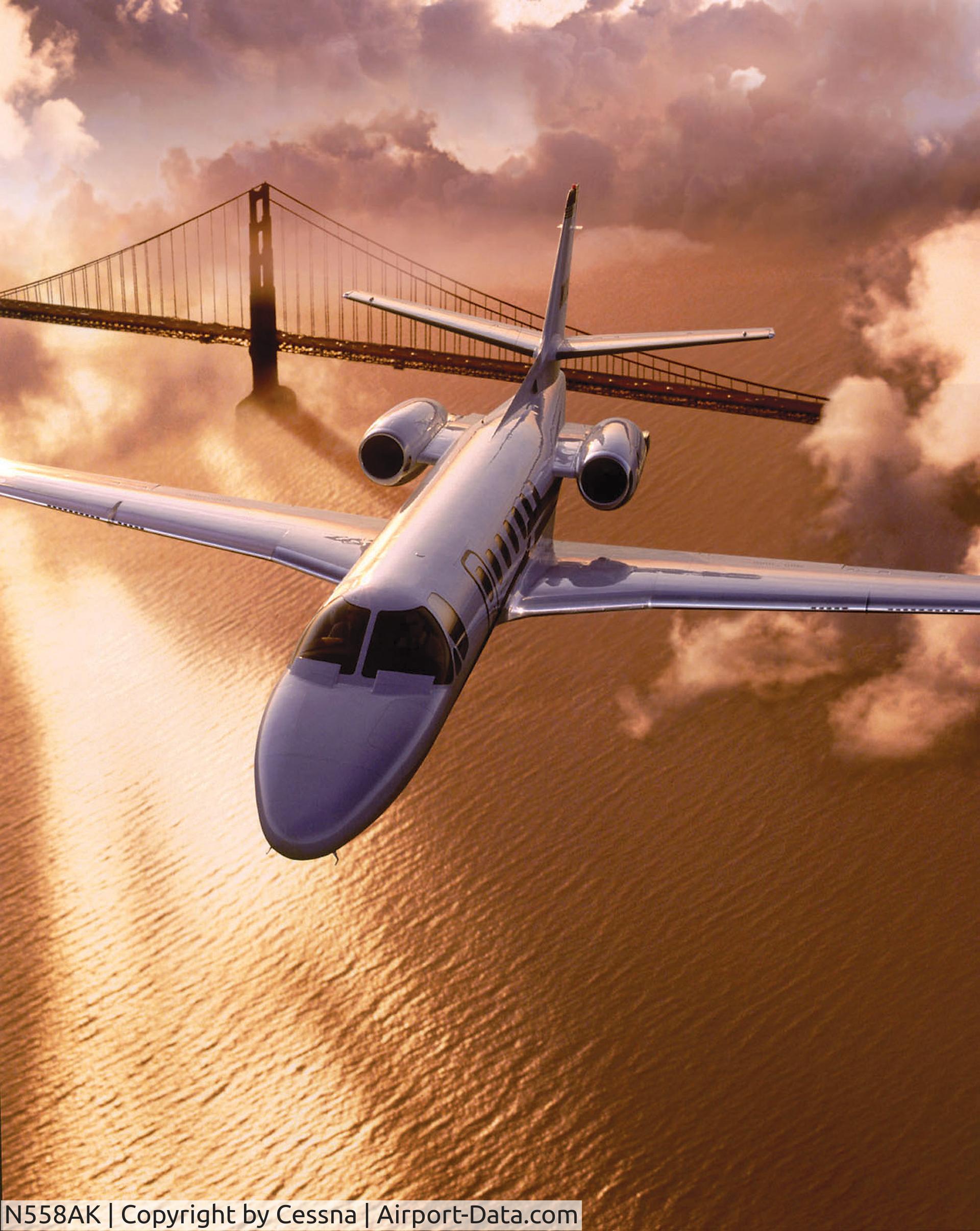 N558AK, 2001 Cessna 560 C/N 560-0558, Stock photo