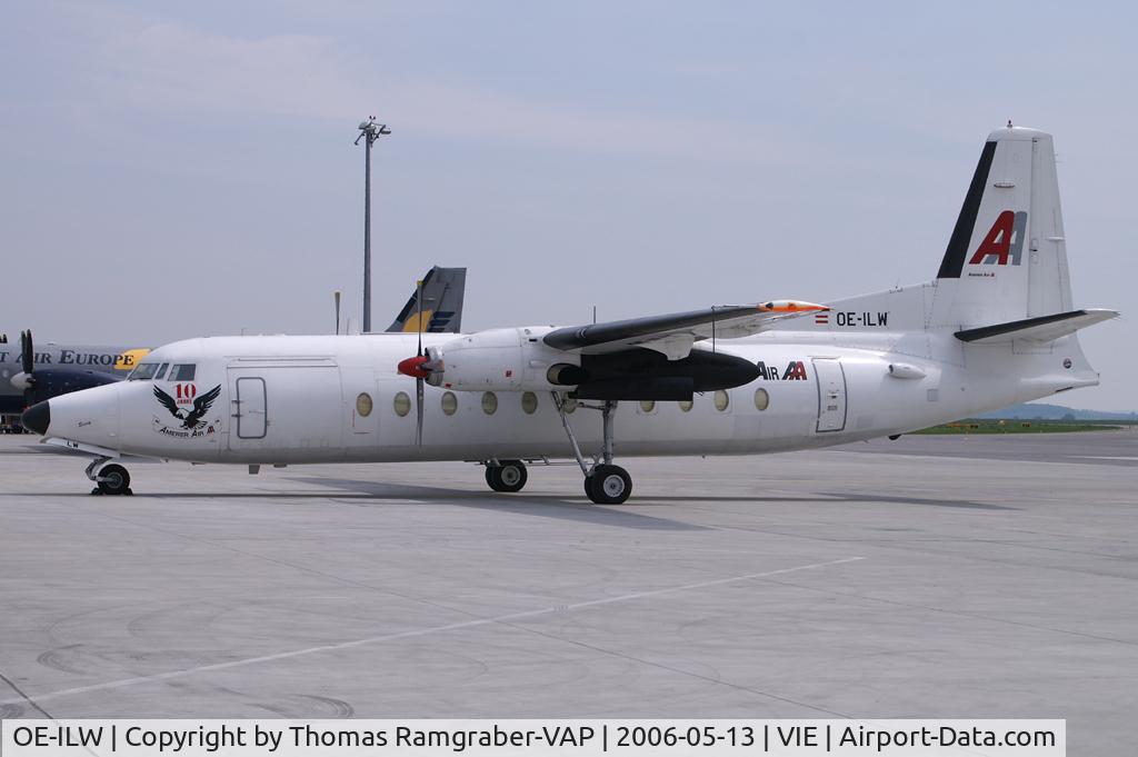 OE-ILW, 1985 Fokker F-27-500 Friendship C/N 10681, Amerer Air Fokker27