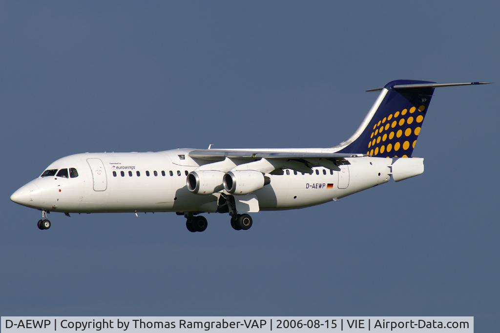D-AEWP, 1990 British Aerospace BAe.146-300 C/N E3165, Lufthansa Regional (operated by eurowings) BAe146-300