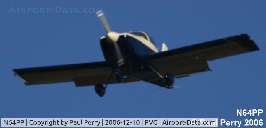 N64PP, 1998 Vans RV-6A C/N 60007, Nice RV-6 on approach